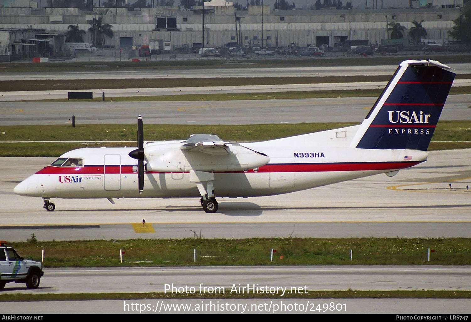 Aircraft Photo of N993HA | De Havilland Canada DHC-8-202 Dash 8 | USAir Express | AirHistory.net #249801