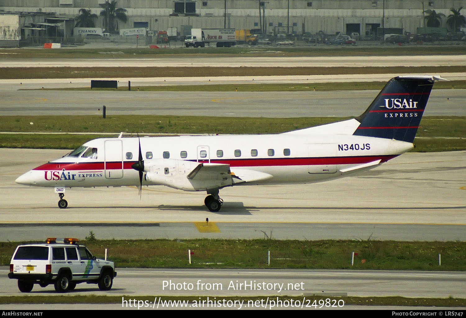 Aircraft Photo of N340JS | Embraer EMB-120RT Brasilia | USAir Express | AirHistory.net #249820