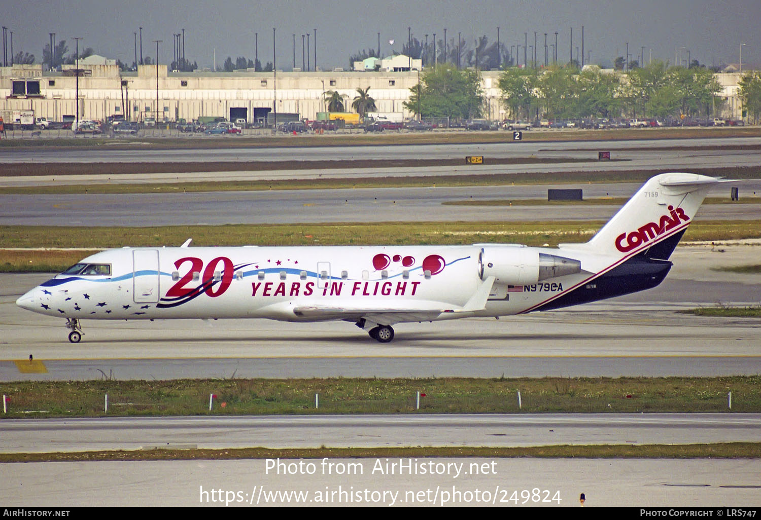 Aircraft Photo of N979CA | Canadair CRJ-100ER (CL-600-2B19) | Comair | AirHistory.net #249824