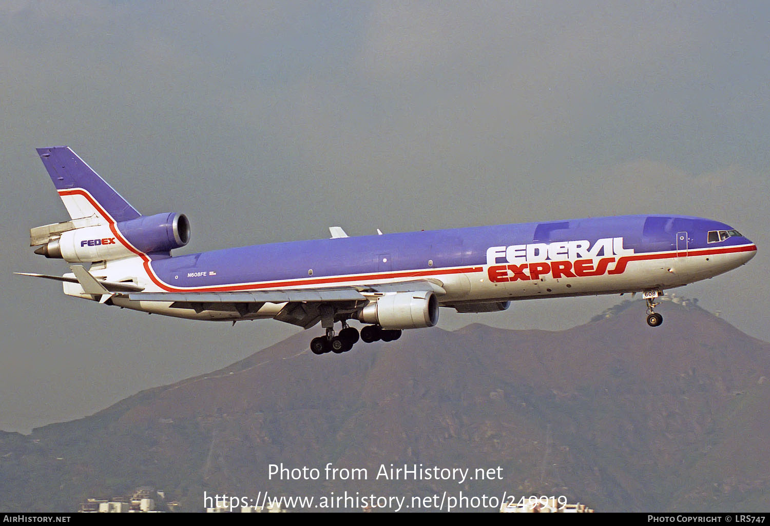 Aircraft Photo of N608FE | McDonnell Douglas MD-11F | Federal Express | AirHistory.net #249919