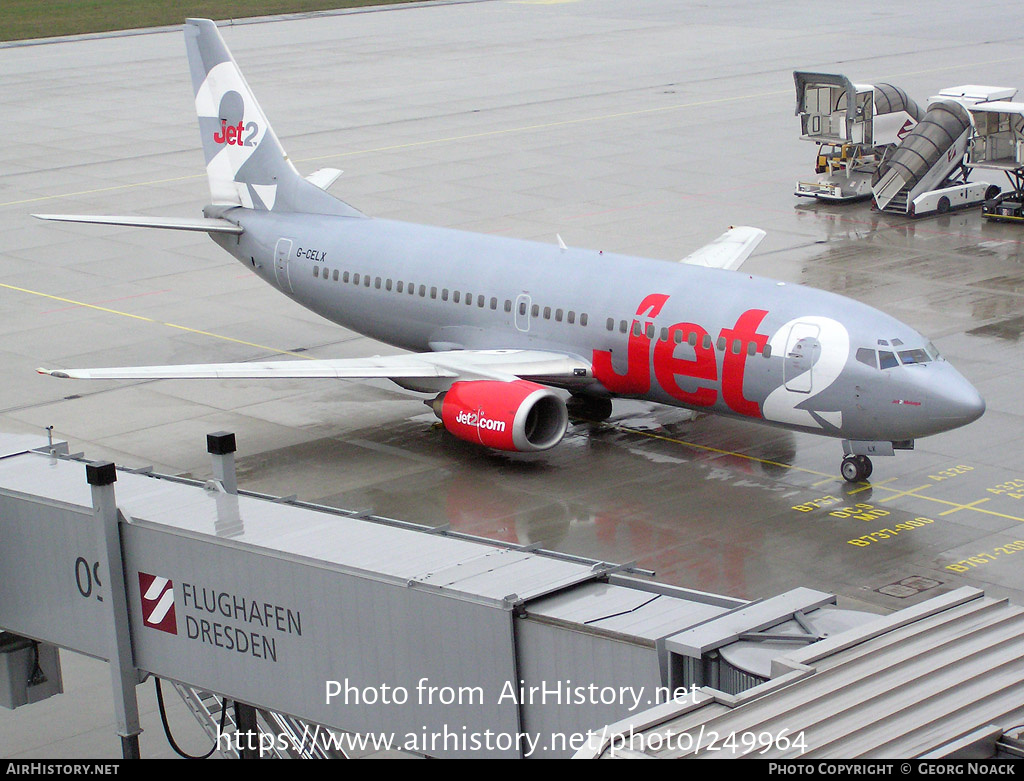 Aircraft Photo of G-CELX | Boeing 737-377(QC) | Jet2 | AirHistory.net #249964