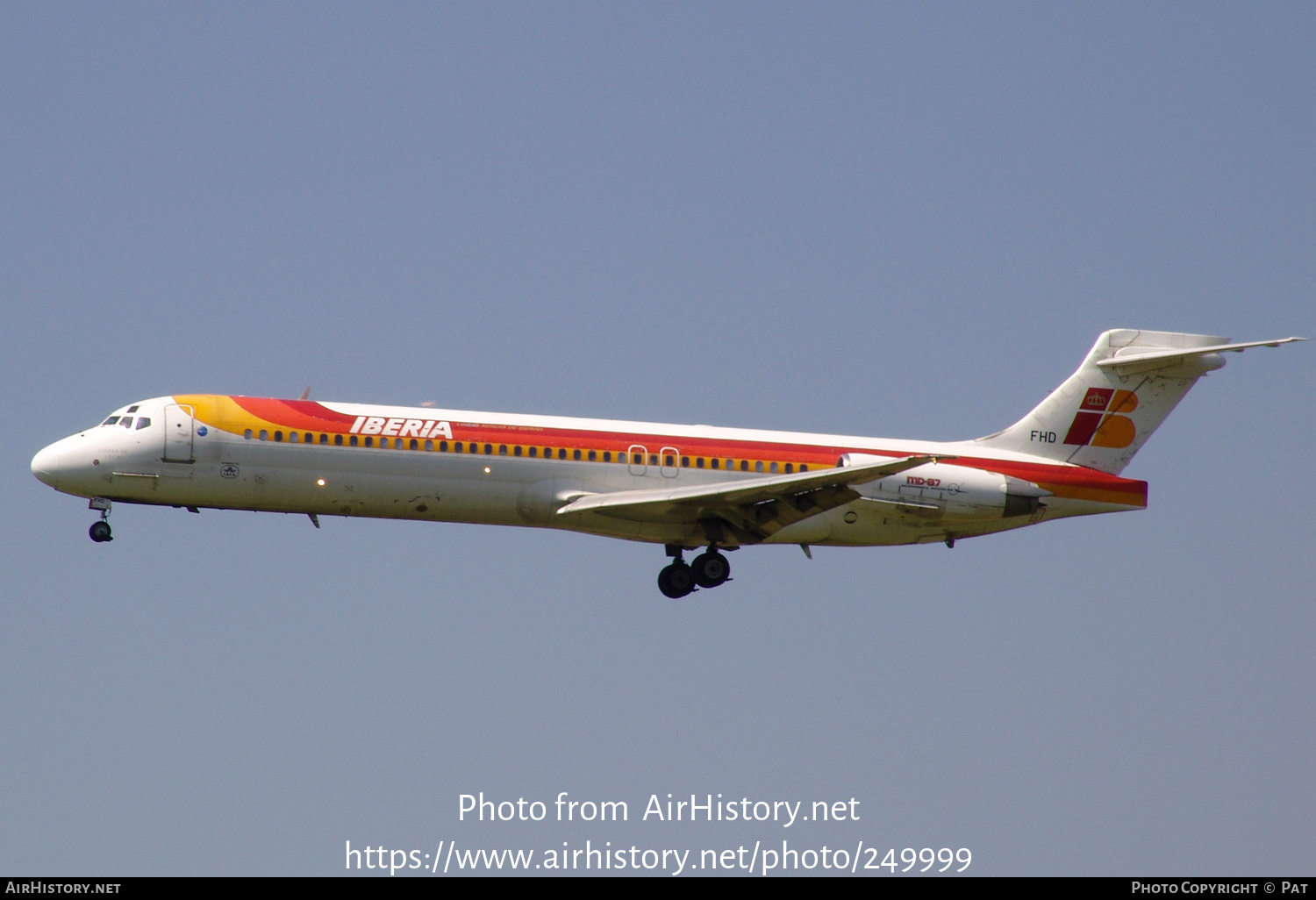 Aircraft Photo of EC-FHD | McDonnell Douglas MD-87 (DC-9-87) | Iberia | AirHistory.net #249999