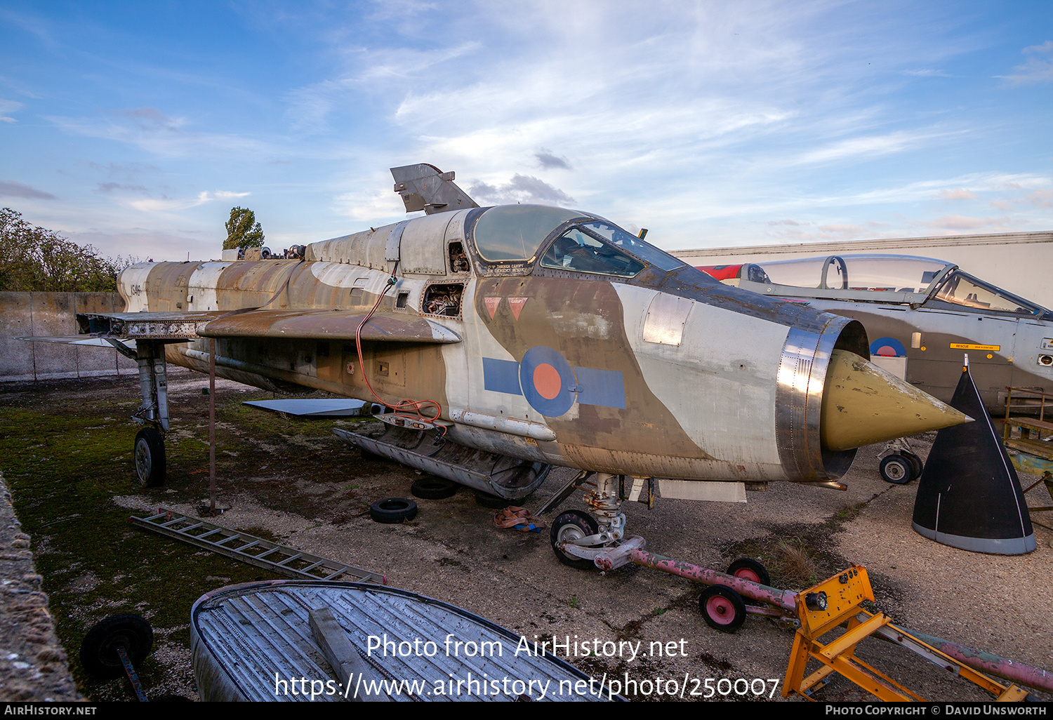 Aircraft Photo of XS416 | English Electric Lightning T5 | UK - Air Force | AirHistory.net #250007