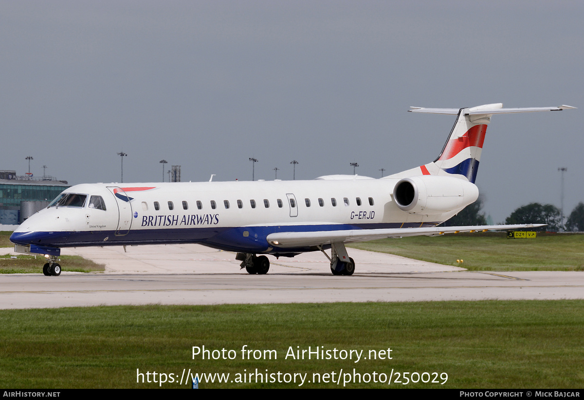 Aircraft Photo of G-ERJD | Embraer ERJ-145EP (EMB-145EP) | British Airways | AirHistory.net #250029