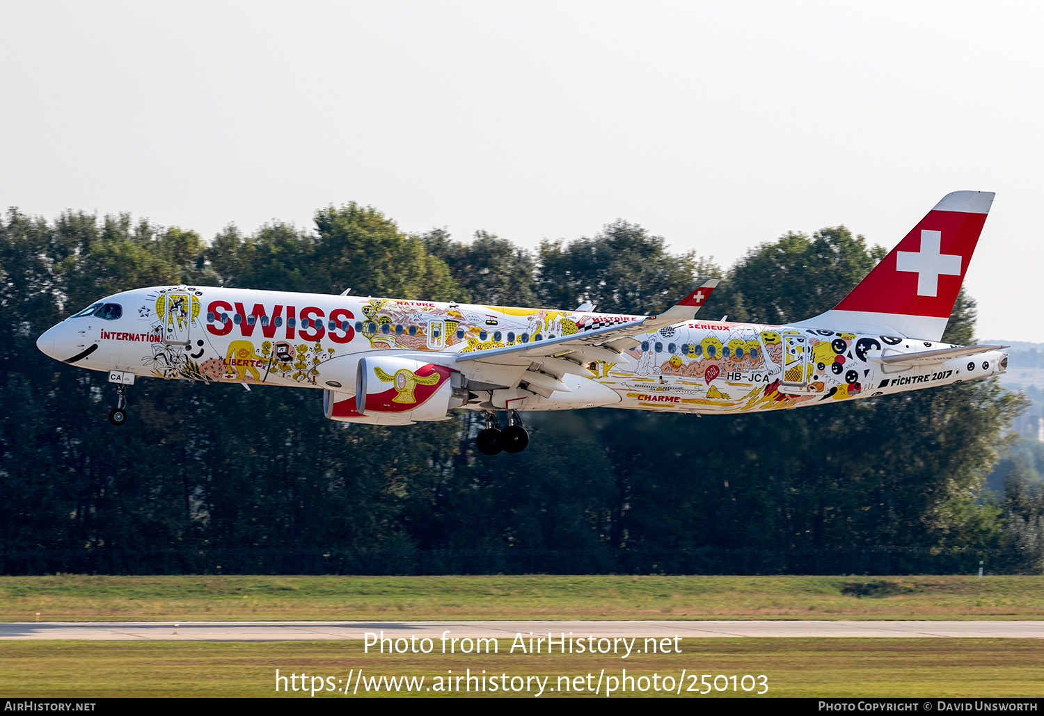 Aircraft Photo of HB-JCA | Bombardier CSeries CS300 (BD-500-1A11) | Swiss International Air Lines | AirHistory.net #250103