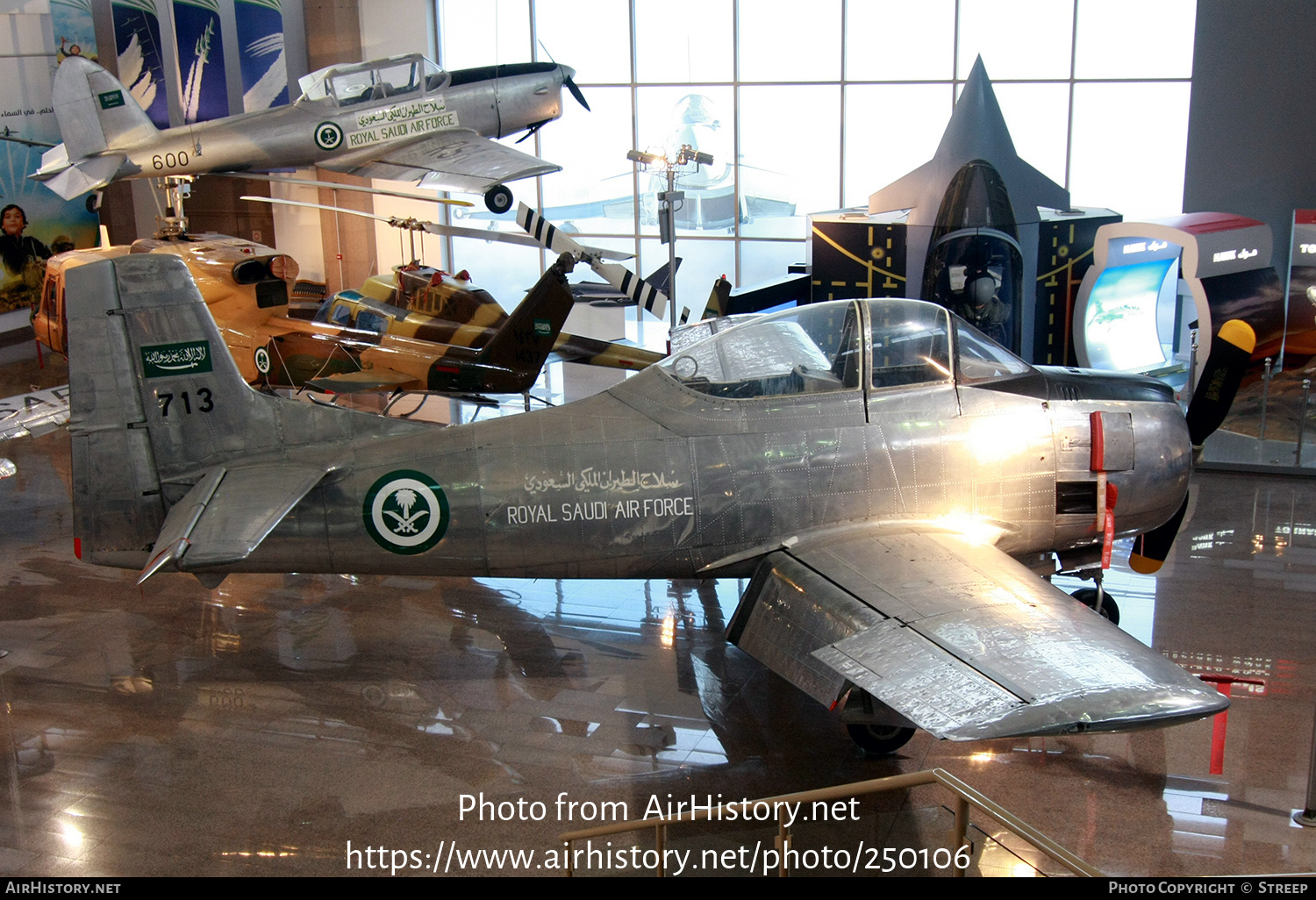 Aircraft Photo of 713 | North American T-28A Trojan | Saudi Arabia - Air Force | AirHistory.net #250106