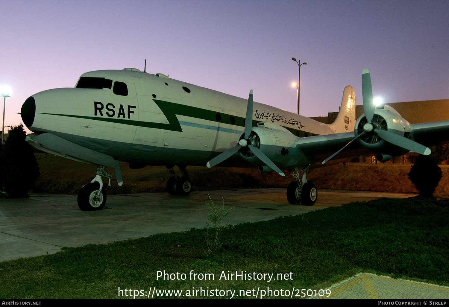 Aircraft Photo of 450 | Douglas C-54 Skymaster | Saudi Arabia - Air ...