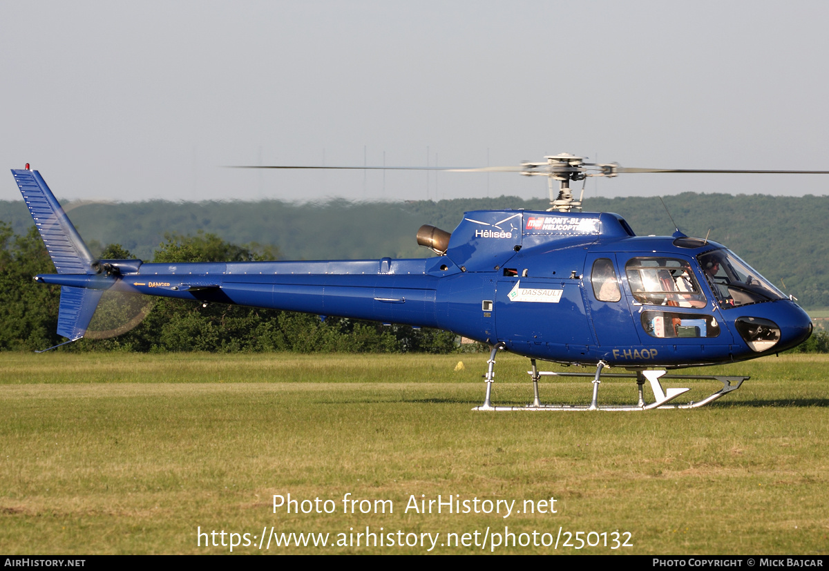 Aircraft Photo of F-HAOP | Eurocopter AS-350B-2 Ecureuil | Mont Blanc Hélicoptères | AirHistory.net #250132