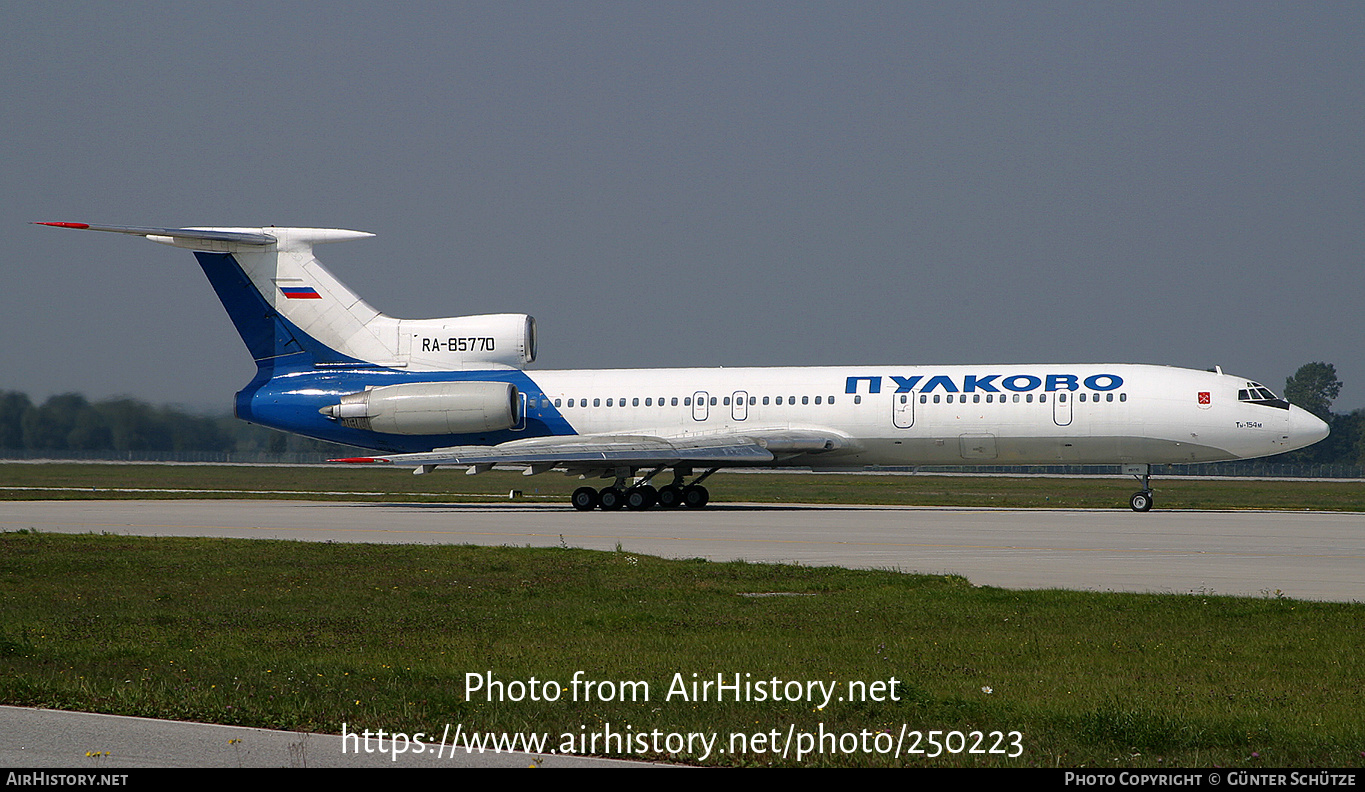 Aircraft Photo of RA-85770 | Tupolev Tu-154M | Pulkovo Airlines | AirHistory.net #250223