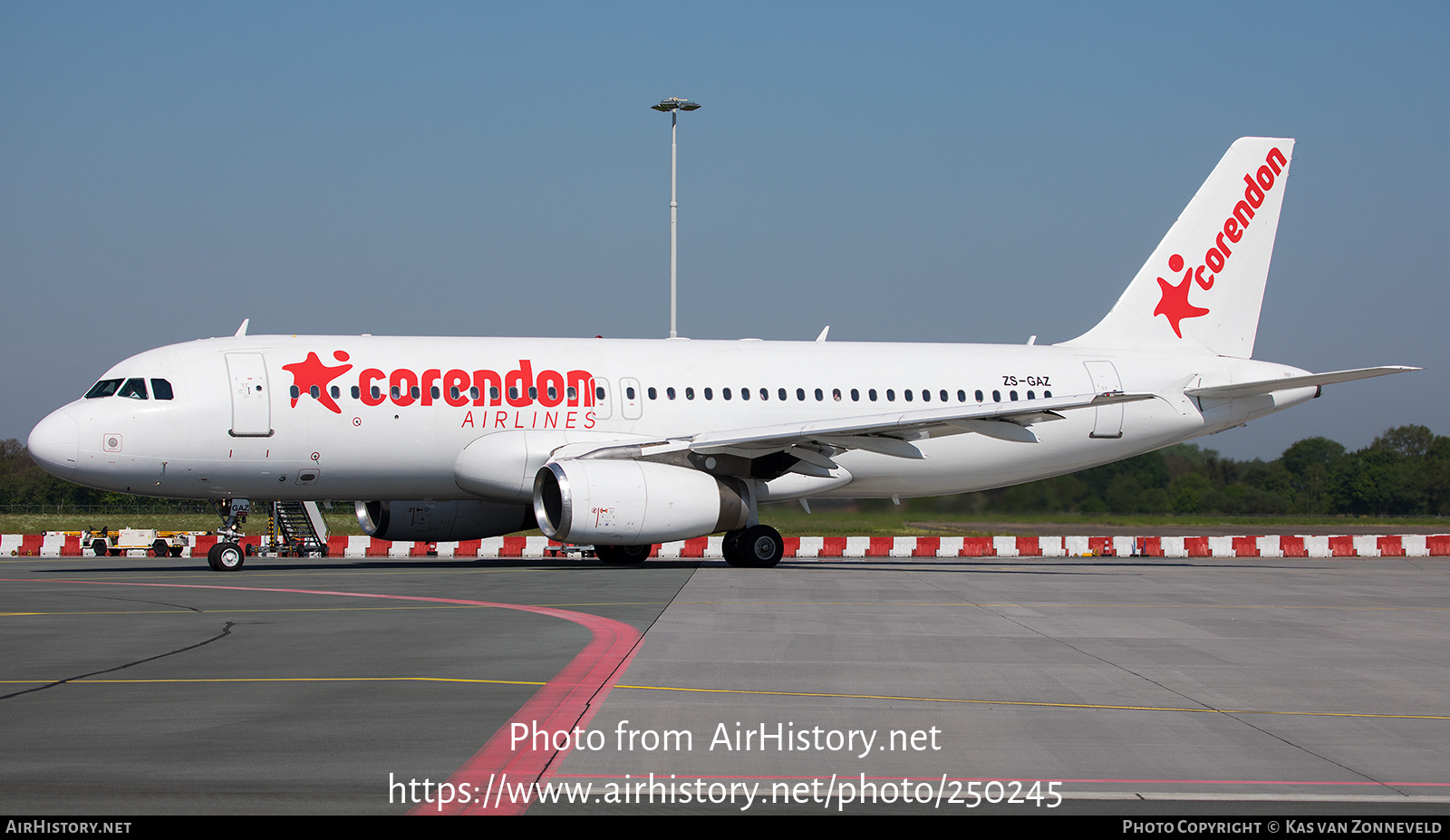 Aircraft Photo of ZS-GAZ | Airbus A320-231 | Corendon Airlines | AirHistory.net #250245