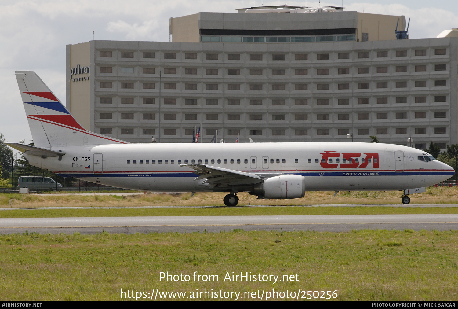 Aircraft Photo of OK-FGS | Boeing 737-45S | ČSA - Czech Airlines | AirHistory.net #250256