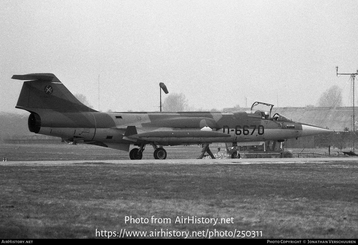 Aircraft Photo of D-6670 | Lockheed F-104G Starfighter | Netherlands - Air Force | AirHistory.net #250311