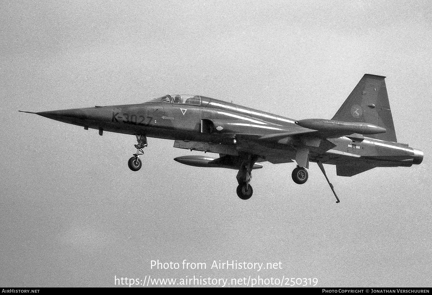 Aircraft Photo of K-3027 | Canadair NF-5A | Netherlands - Air Force | AirHistory.net #250319