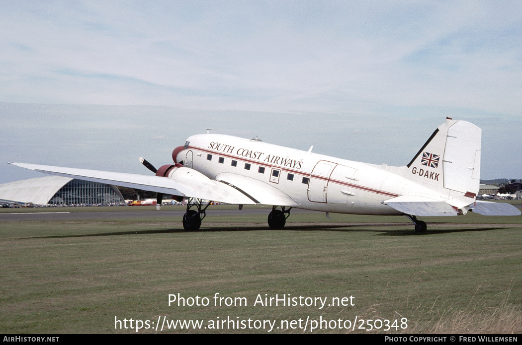 Aircraft Photo of G-DAKK | Douglas C-47A Skytrain | South Coast Airways | AirHistory.net #250348