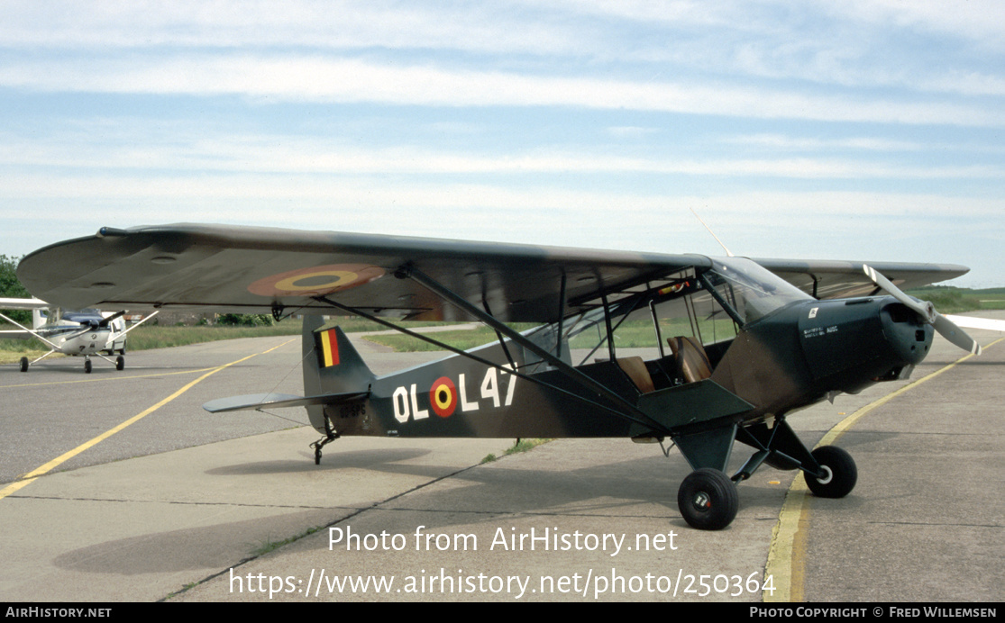 Aircraft Photo of OO-SPG / OL-L47 | Piper L-18C Super Cub | Belgium - Army | AirHistory.net #250364