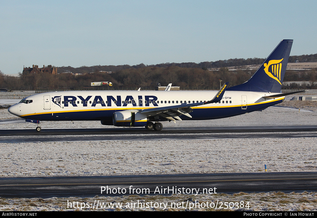 Aircraft Photo of EI-DYW | Boeing 737-8AS | Ryanair | AirHistory.net #250384