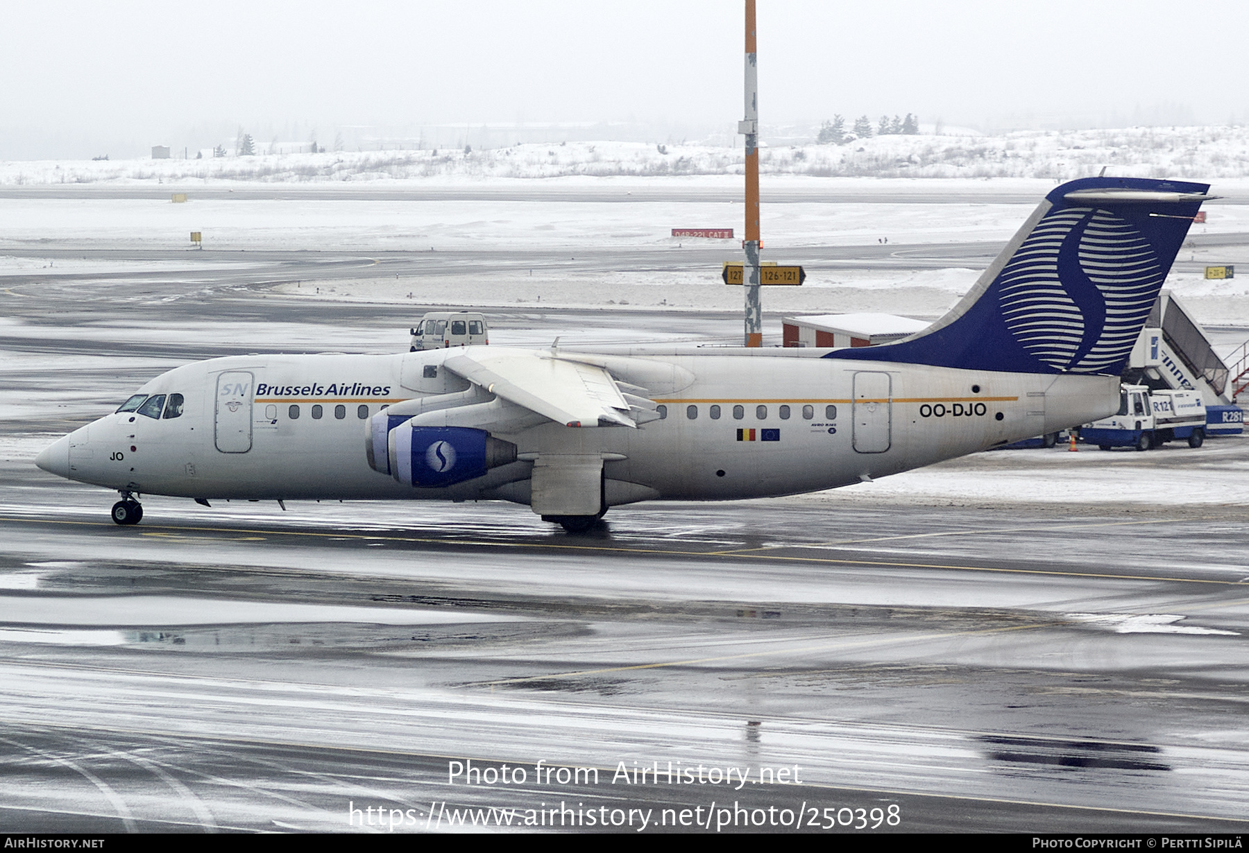 Aircraft Photo of OO-DJO | British Aerospace Avro 146-RJ85 | SN Brussels Airlines | AirHistory.net #250398