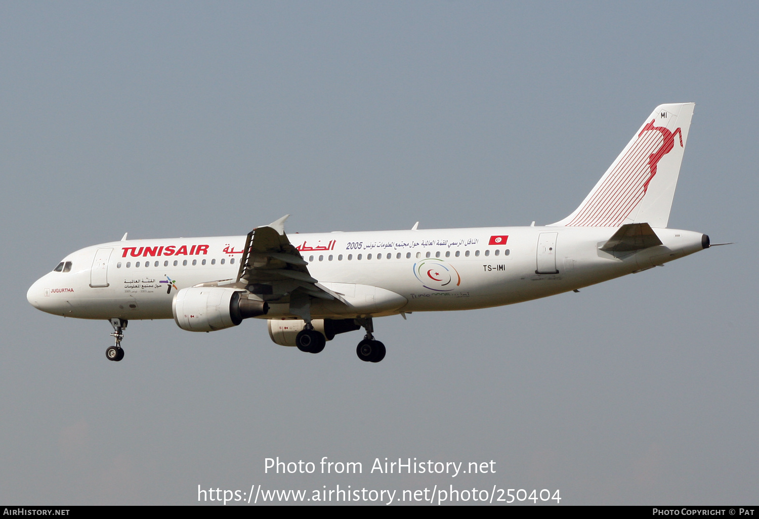 Aircraft Photo of TS-IMI | Airbus A320-211 | Tunisair | AirHistory.net #250404