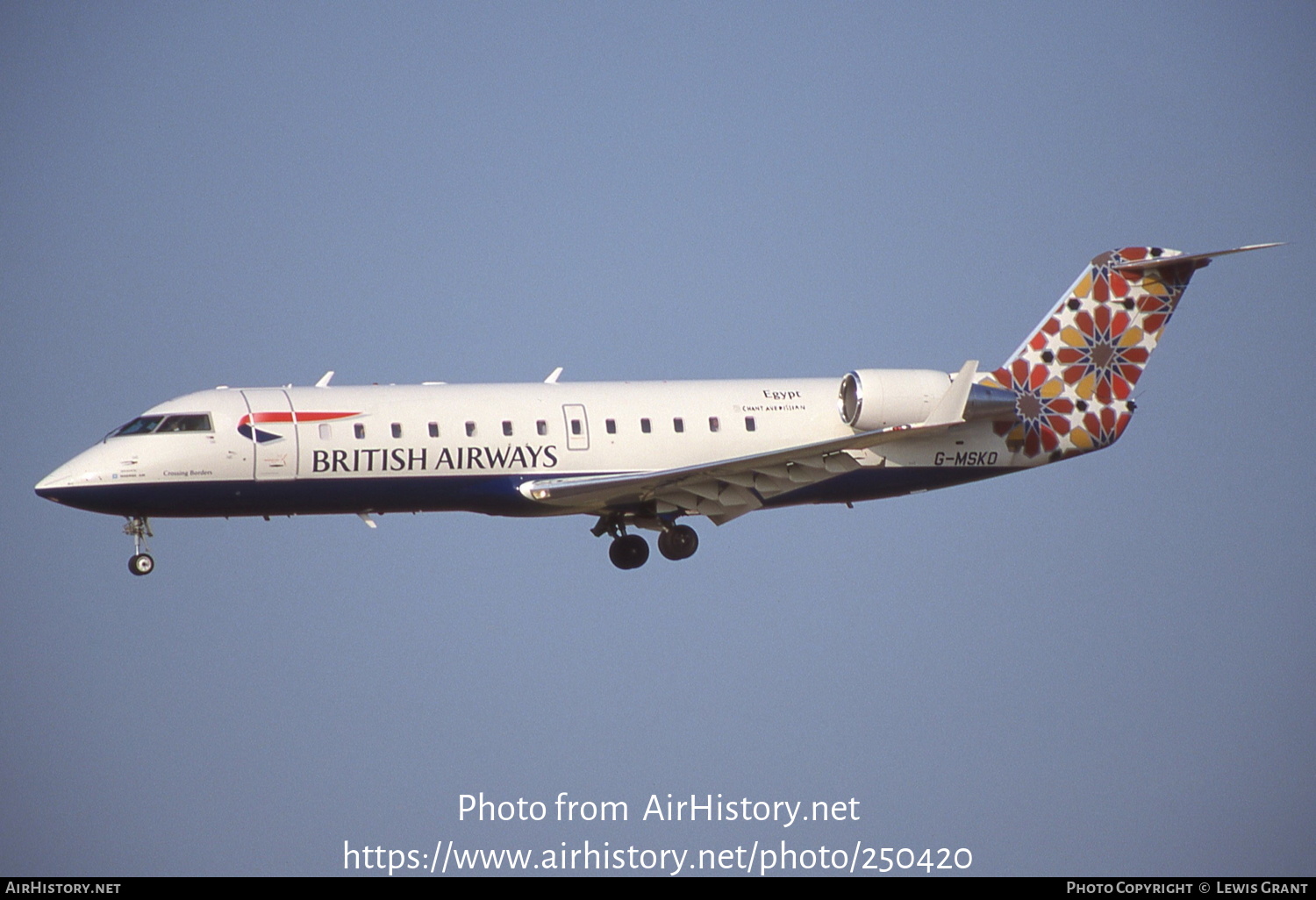 Aircraft Photo of G-MSKO | Bombardier CRJ-200LR (CL-600-2B19) | British Airways | AirHistory.net #250420