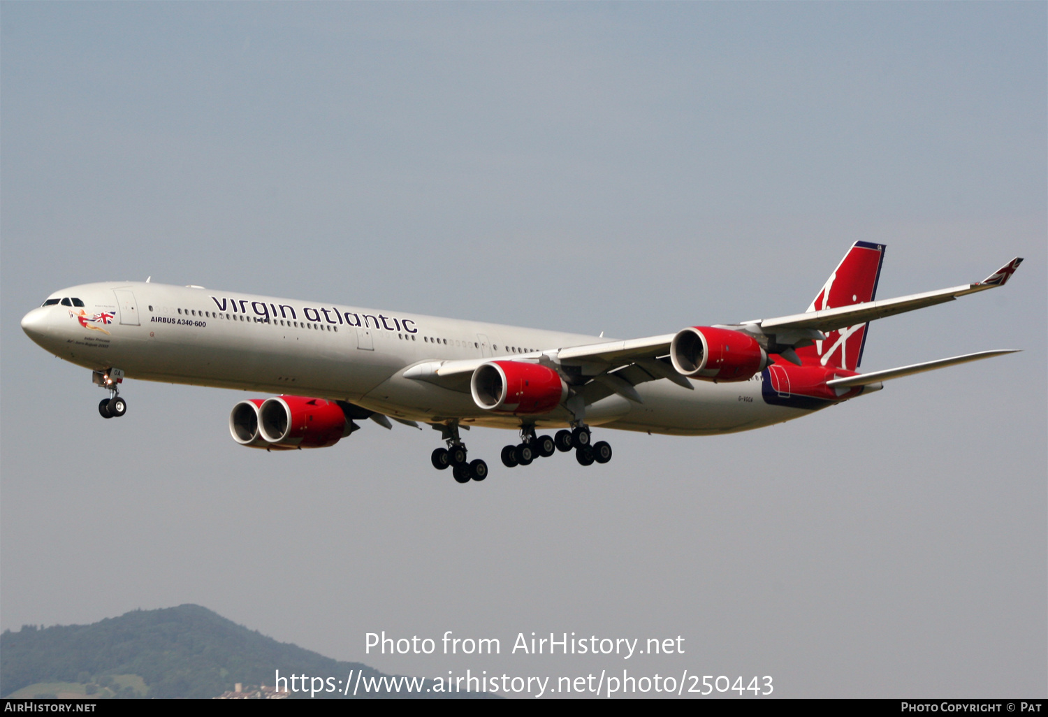 Aircraft Photo of G-VGOA | Airbus A340-642 | Virgin Atlantic Airways | AirHistory.net #250443