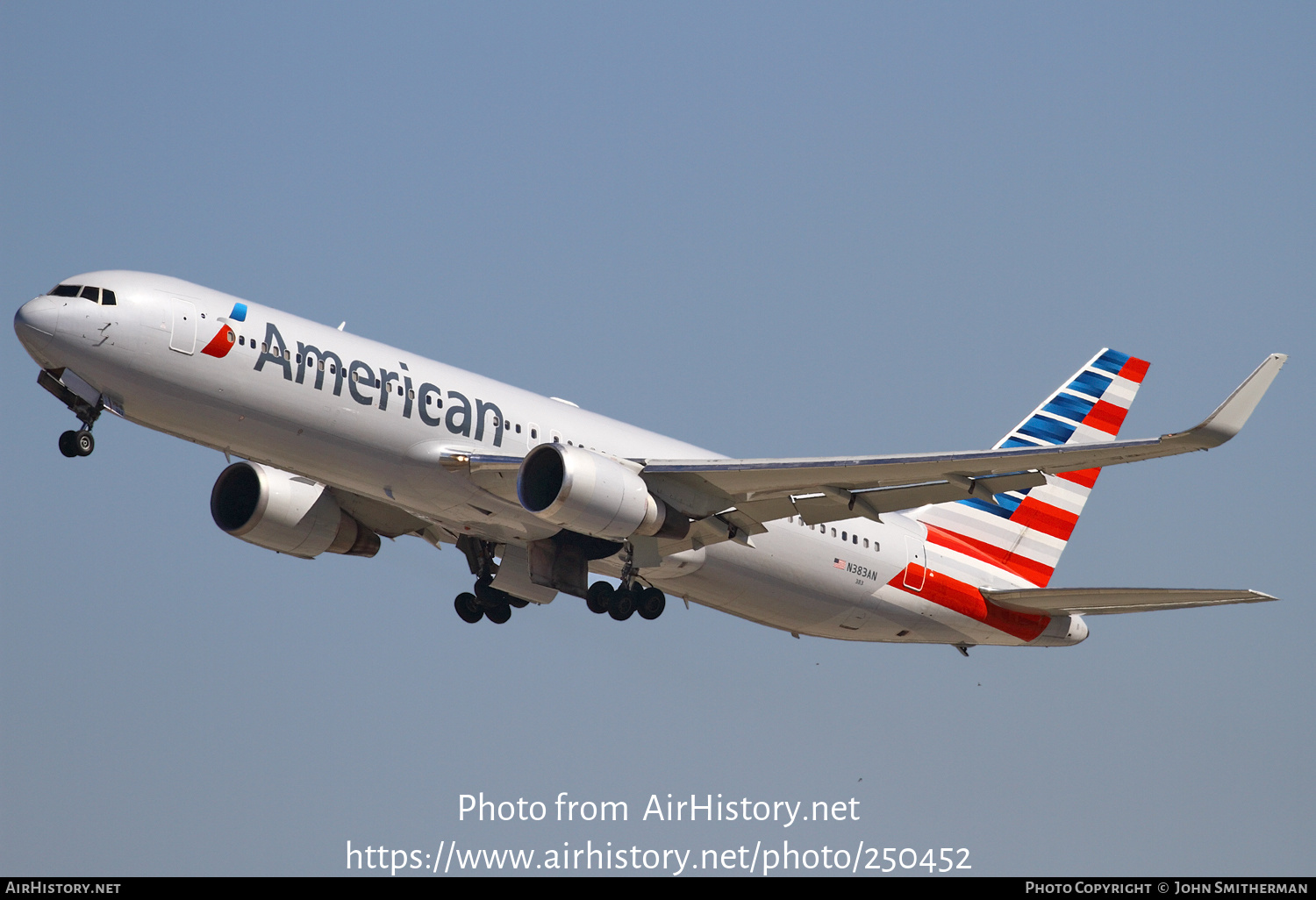 Aircraft Photo of N383AN | Boeing 767-323/ER | American Airlines | AirHistory.net #250452