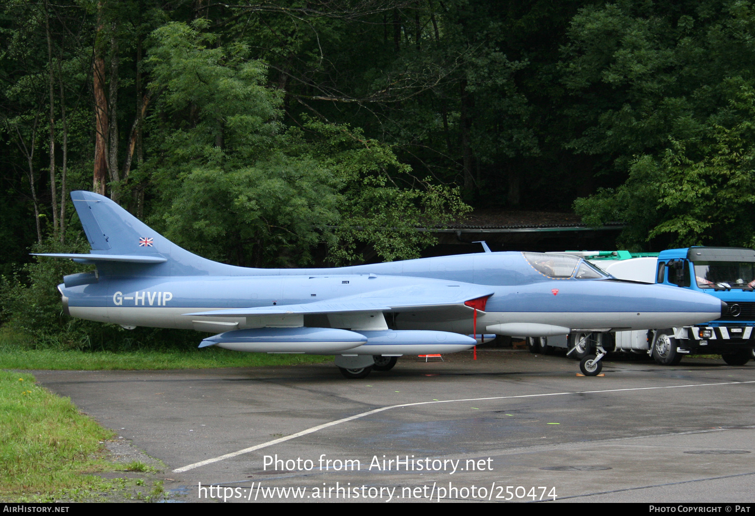 Aircraft Photo of G-HVIP | Hawker Hunter T68 | AirHistory.net #250474