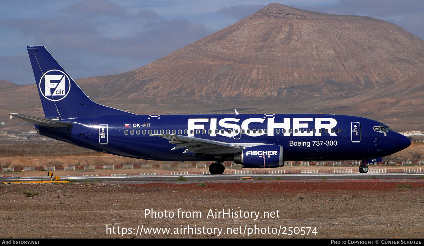 Aircraft Photo of OK-FIT | Boeing 737-36N | Fischer Air | AirHistory.net #250574