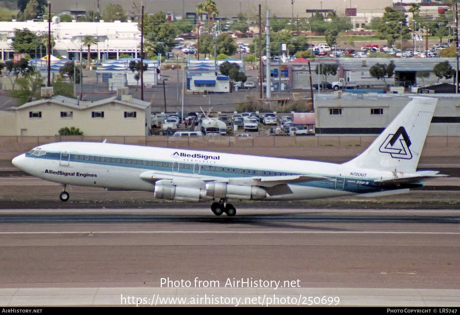 Aircraft Photo of N720GT | Boeing 720-051B | AlliedSignal Aerospace | AirHistory.net #250699