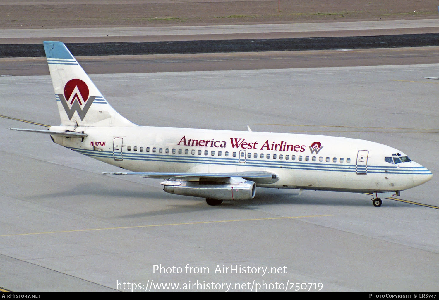 Aircraft Photo of N147AW | Boeing 737-297/Adv | America West Airlines | AirHistory.net #250719