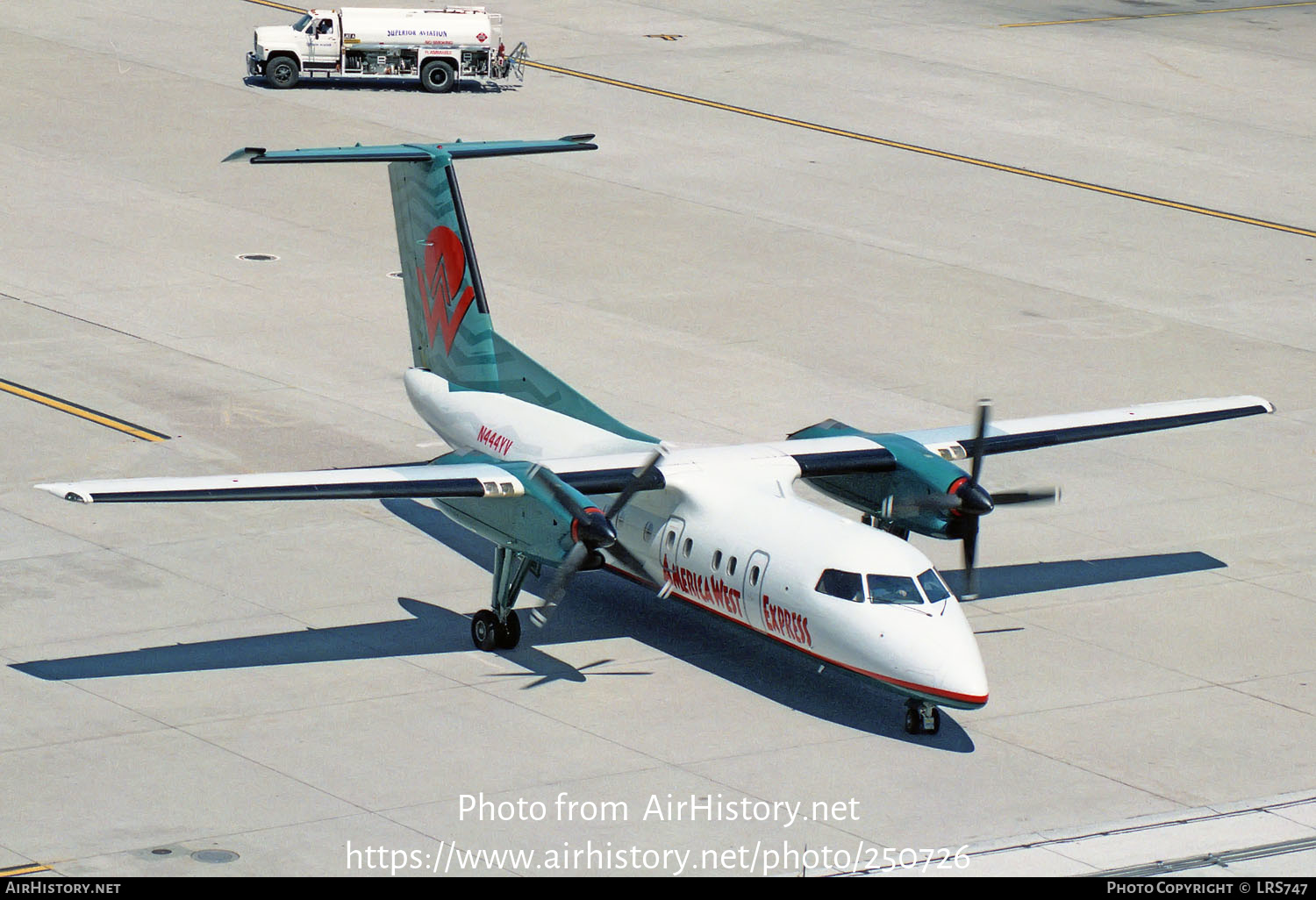 Aircraft Photo of N444YV | De Havilland Canada DHC-8-202 Dash 8 | America West Express | AirHistory.net #250726