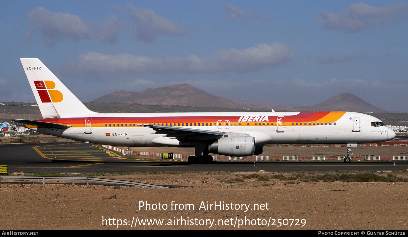 Aircraft Photo of EC-FTR | Boeing 757-256 | Iberia | AirHistory.net #250729