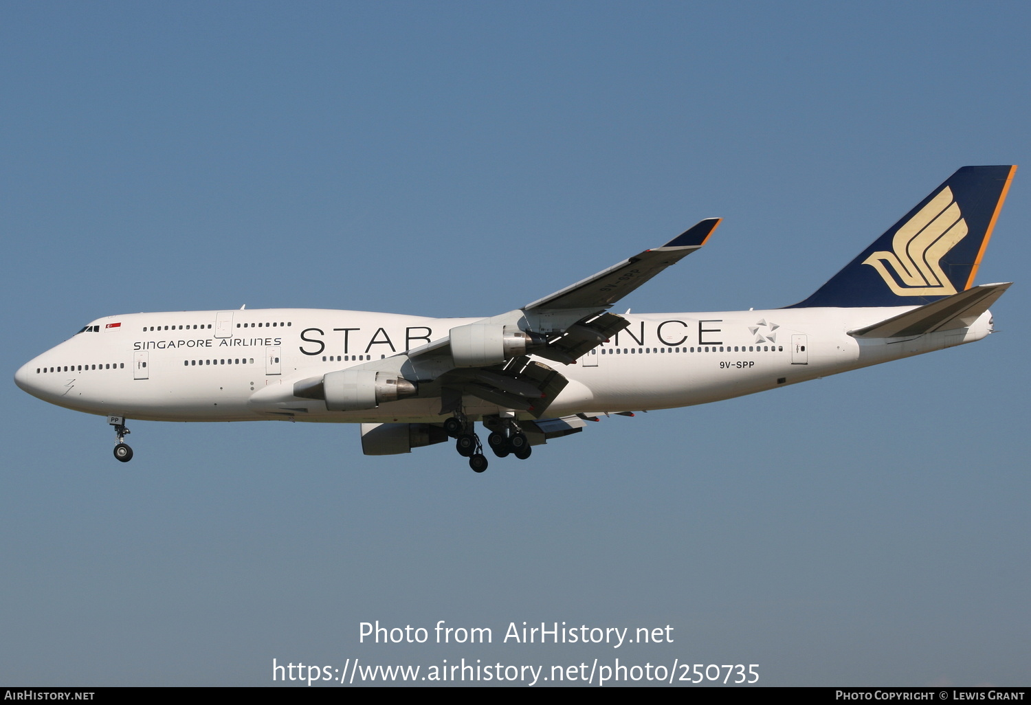 Aircraft Photo of 9V-SPP | Boeing 747-412 | Singapore Airlines | AirHistory.net #250735