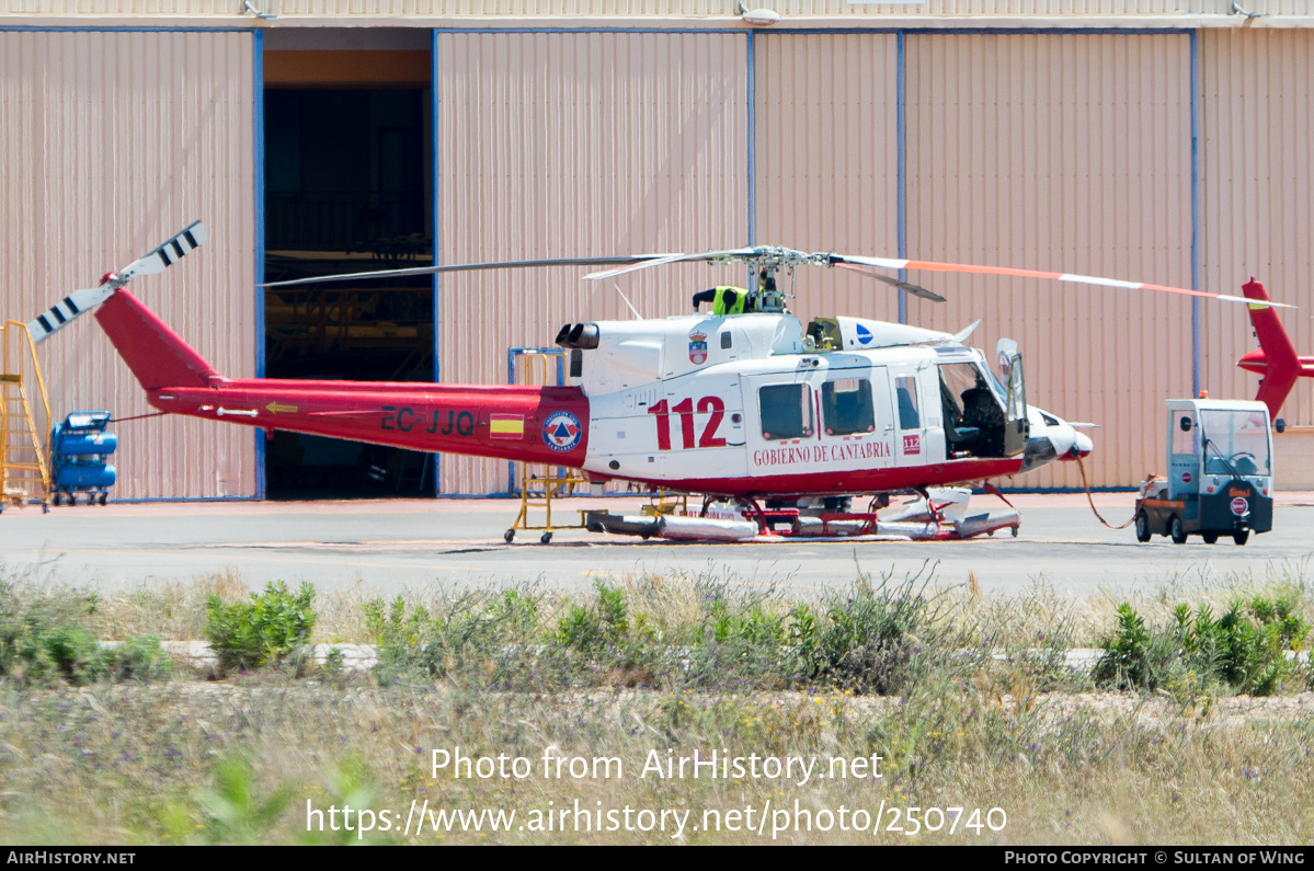 Aircraft Photo of EC-JJQ | Bell 412EP | Gobierno de Cantabría | AirHistory.net #250740