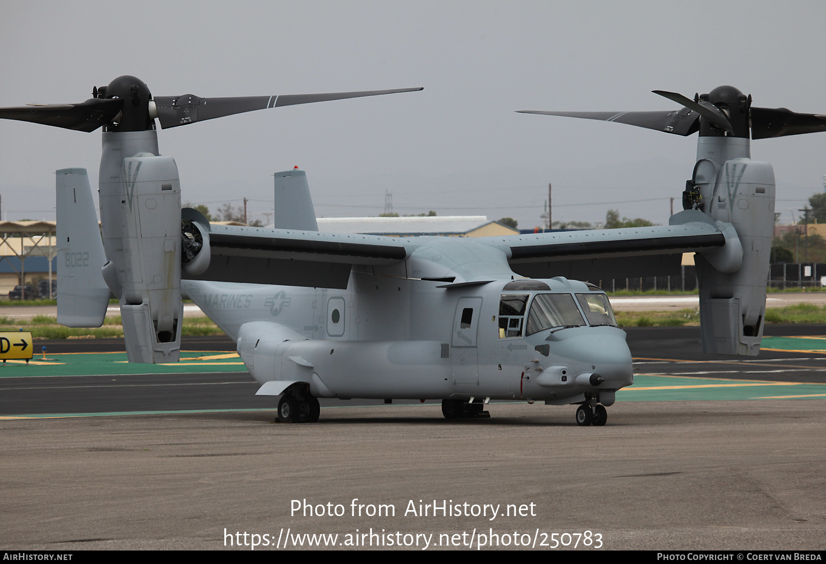 Aircraft Photo of 168022 | Bell-Boeing MV-22B Osprey | USA - Marines | AirHistory.net #250783