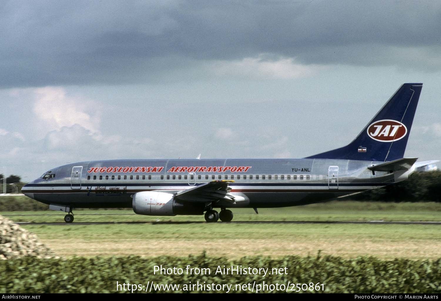 Aircraft Photo of YU-ANL | Boeing 737-3H9 | JAT Yugoslav Airlines - Jugoslovenski Aerotransport | AirHistory.net #250861