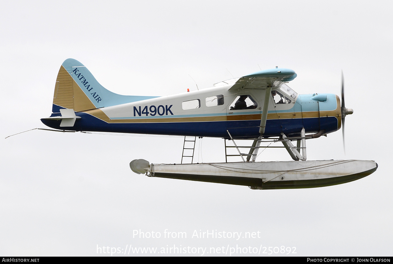 Aircraft Photo of N490K | De Havilland Canada DHC-2 Beaver Mk2 | Katmai Air | AirHistory.net #250892