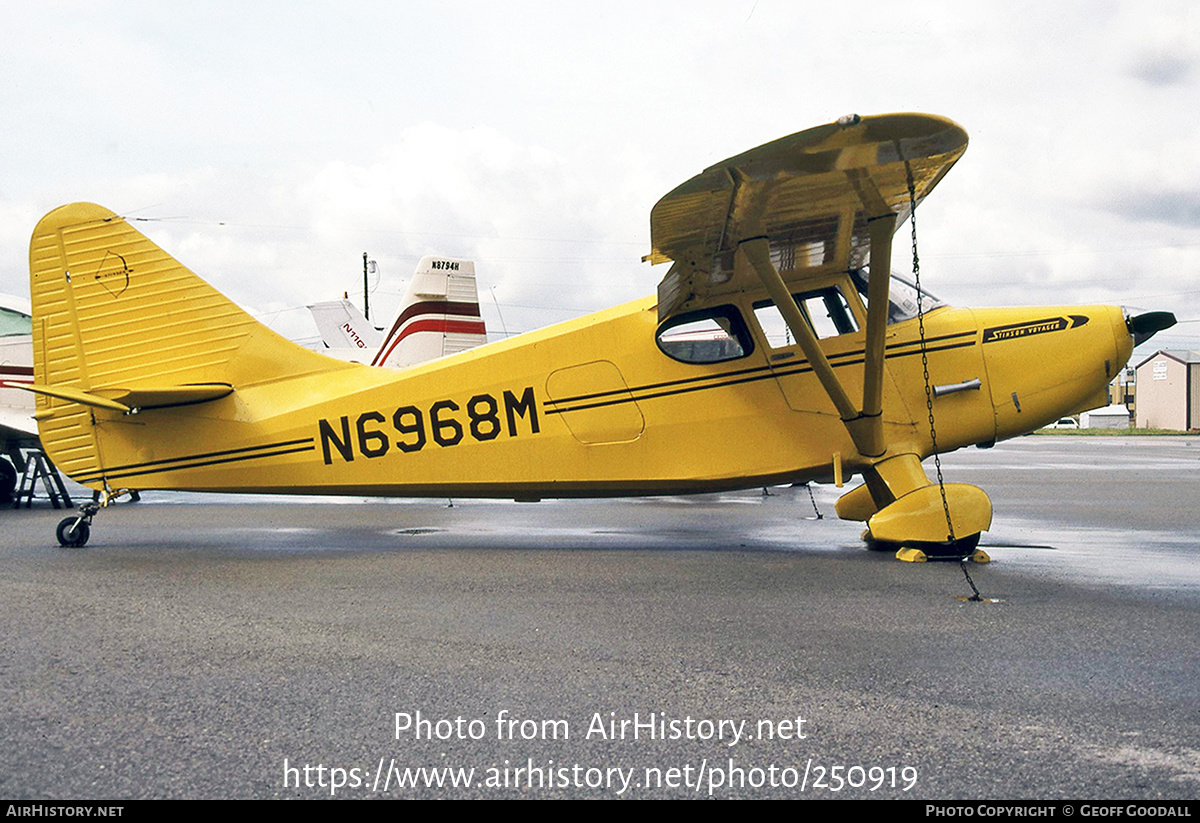 Aircraft Photo of N6968M | Stinson 108-3 Voyager | AirHistory.net #250919