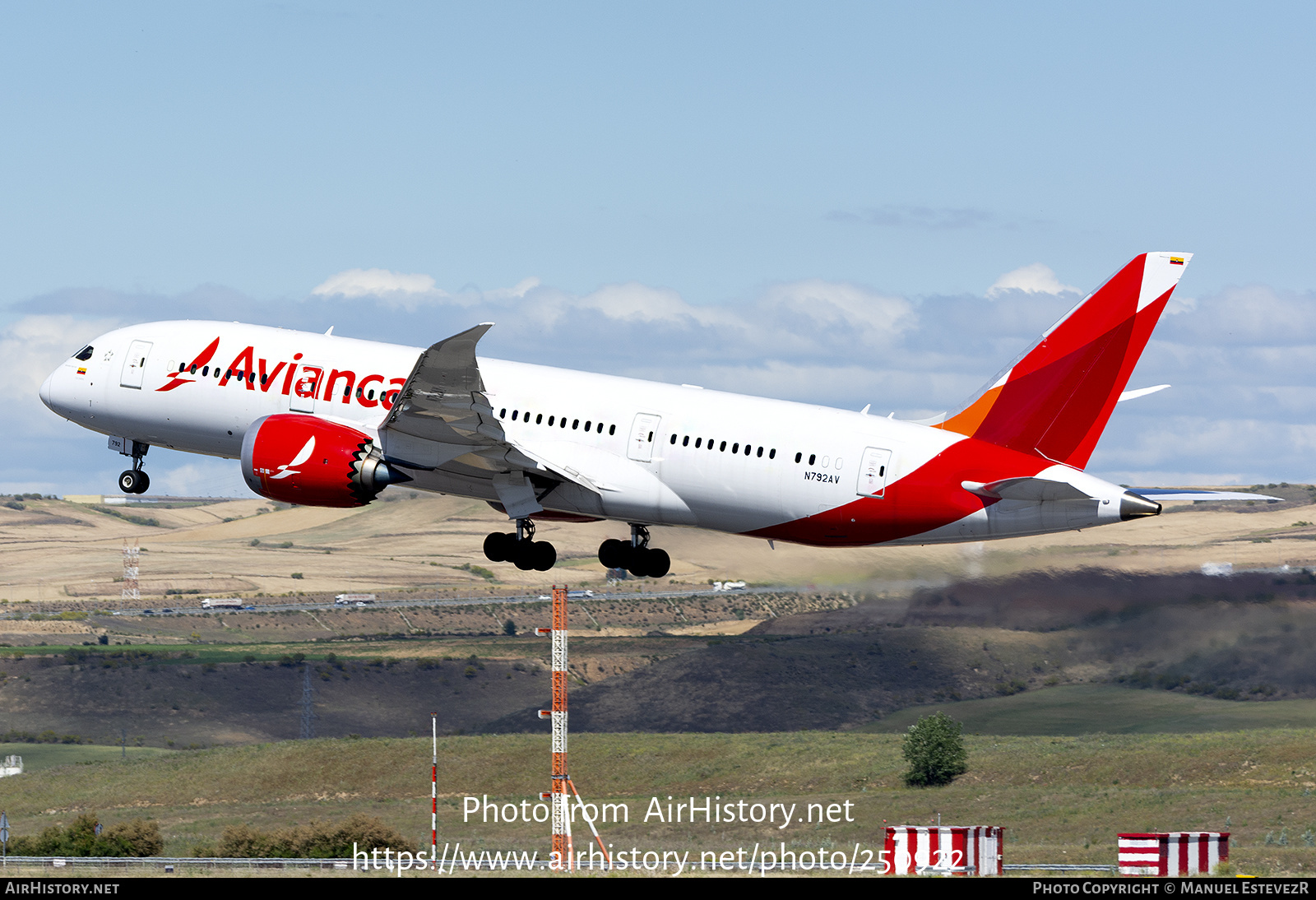 Aircraft Photo of N792AV | Boeing 787-8 Dreamliner | Avianca | AirHistory.net #250922