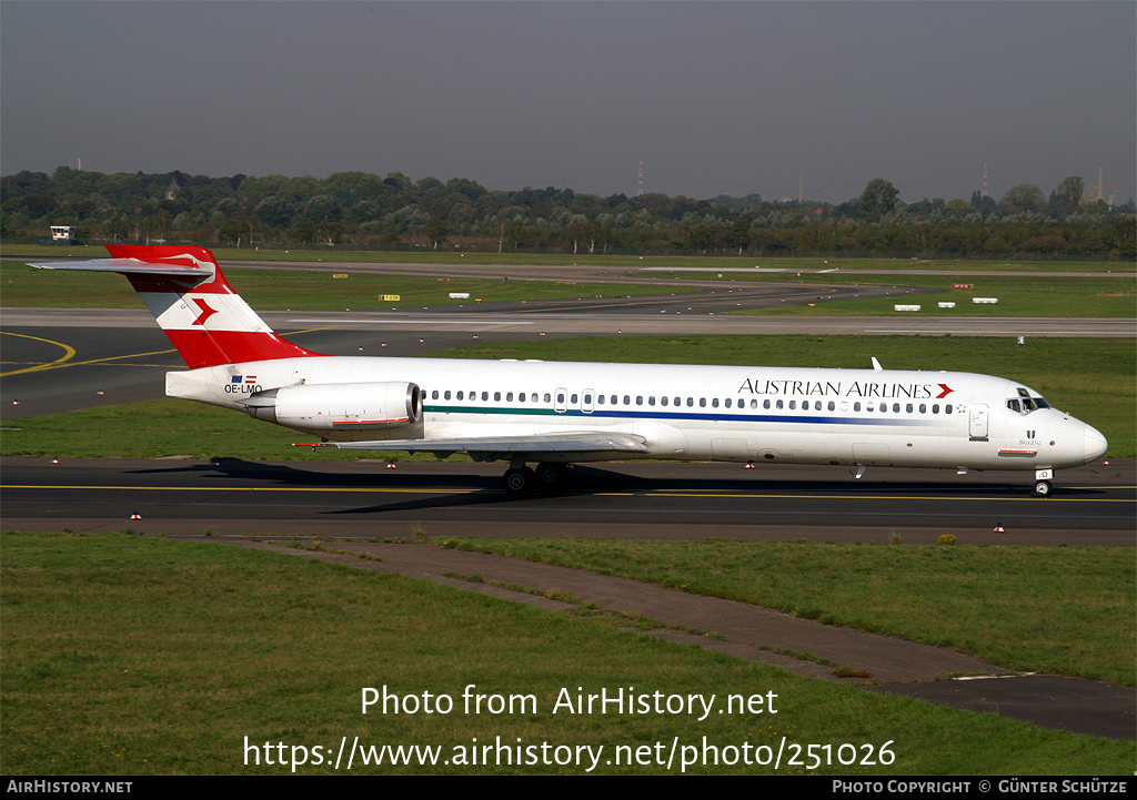 Aircraft Photo of OE-LMO | McDonnell Douglas MD-87 (DC-9-87) | Austrian Airlines | AirHistory.net #251026