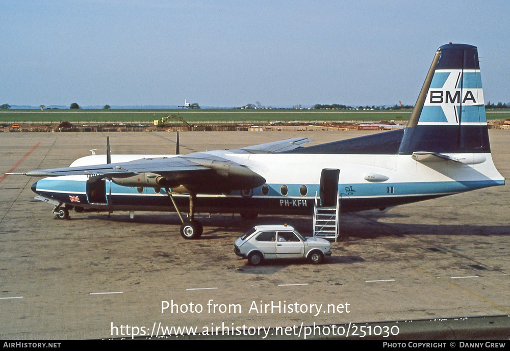 Aircraft Photo of PH-KFH | Fokker F27-200 Friendship | British Midland Airways - BMA | AirHistory.net #251030