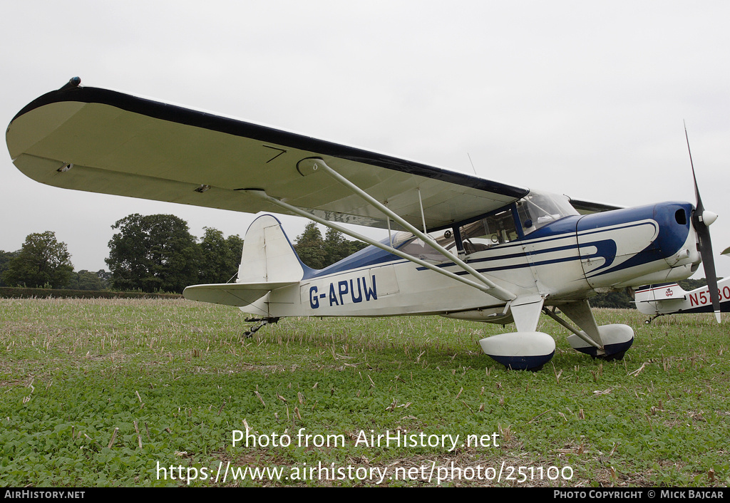 Aircraft Photo of G-APUW | Auster J-5V Autocar | AirHistory.net #251100