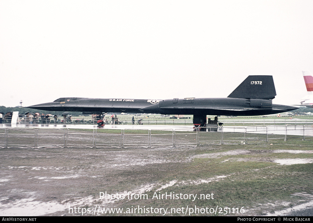 Aircraft Photo Of 61 7972 | Lockheed SR 71A Blackbird | USA   Air Force