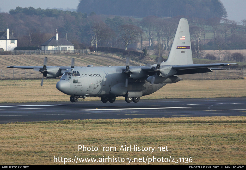 Aircraft Photo of 92-3287 / 23287 | Lockheed C-130H Hercules | USA - Air Force | AirHistory.net #251136