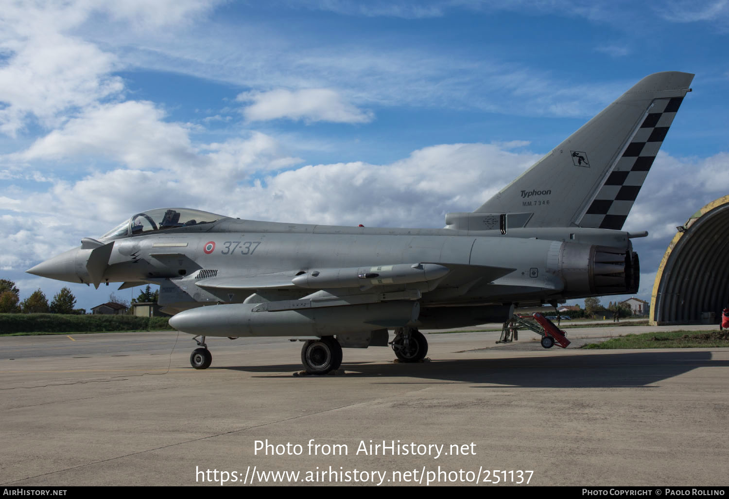 Aircraft Photo of MM7346 | Eurofighter F-2000A Typhoon | Italy - Air Force | AirHistory.net #251137