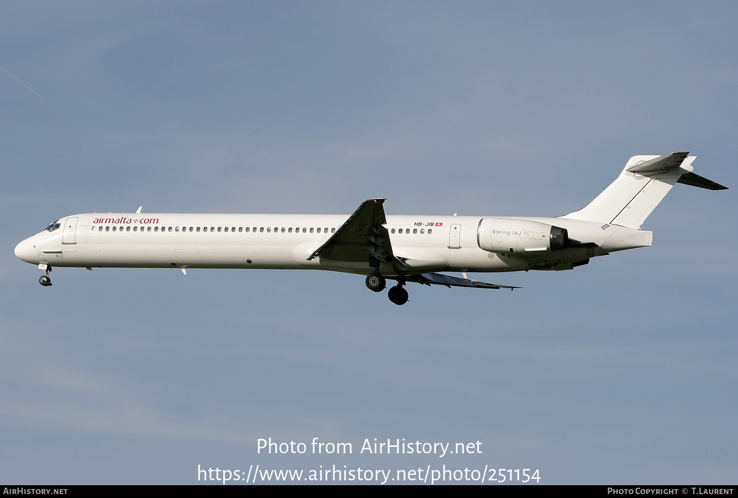 Aircraft Photo of HB-JIB | McDonnell Douglas MD-90-30 | Air Malta | AirHistory.net #251154