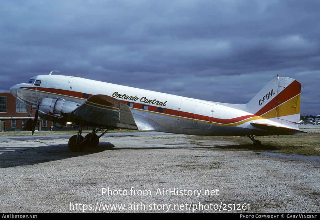 Aircraft Photo of C-FGHL | Douglas C-47A Skytrain | Ontario Central Airlines - OCA | AirHistory.net #251261