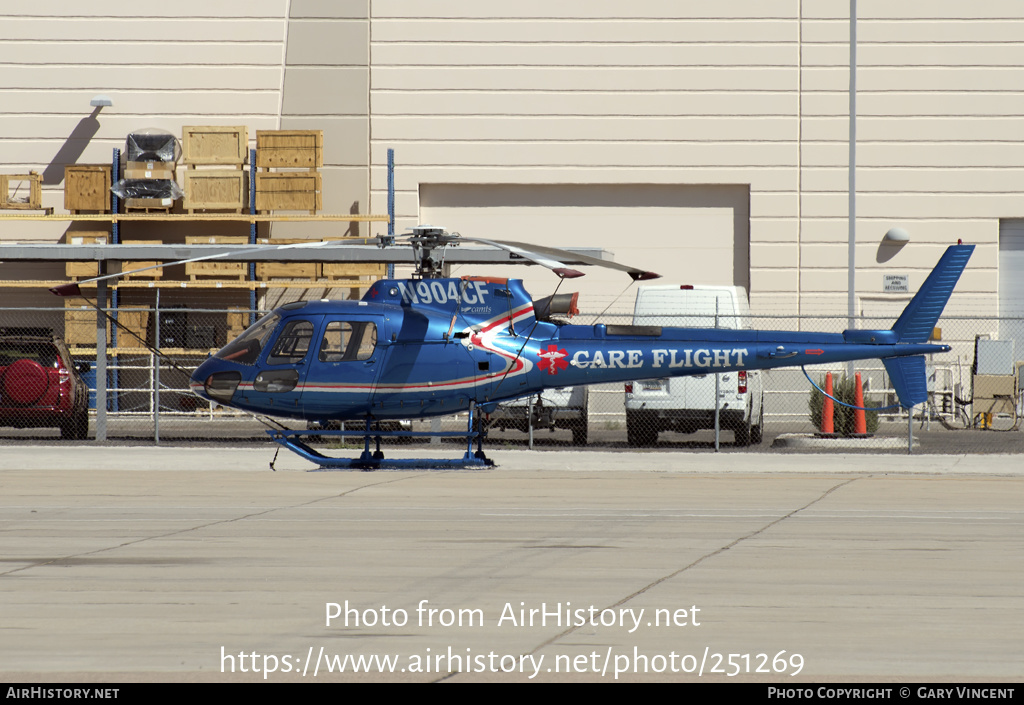 Aircraft Photo of N904CF | Aerospatiale AS-350B-3 Ecureuil | Care Flight | AirHistory.net #251269