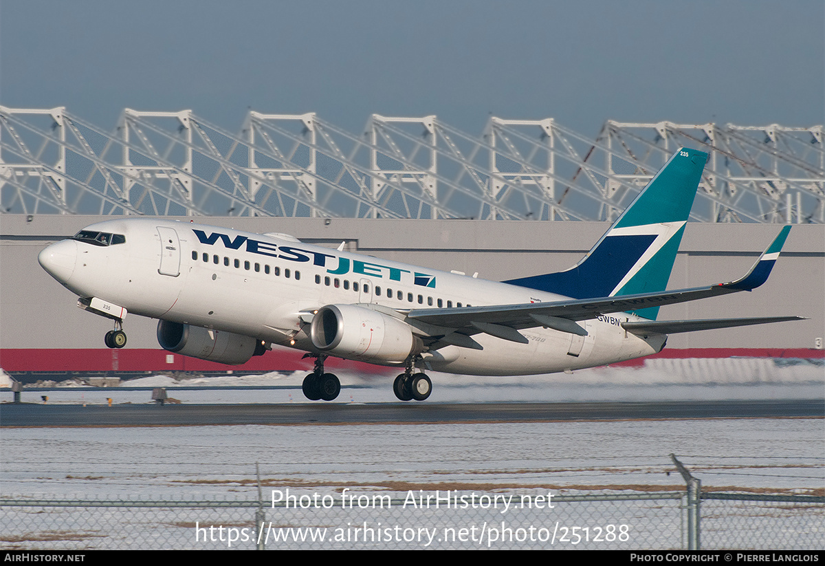 Aircraft Photo of C-GWBN | Boeing 737-7CT | WestJet | AirHistory.net #251288