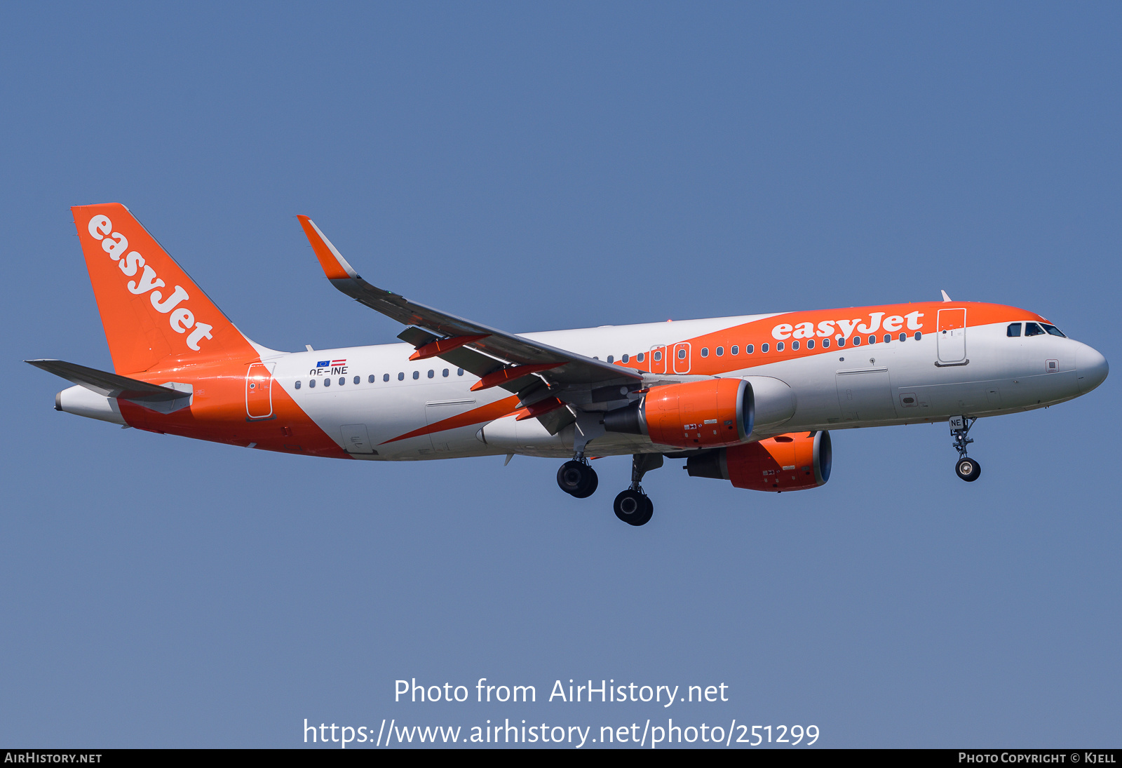 Aircraft Photo of OE-INE | Airbus A320-214 | EasyJet | AirHistory.net #251299