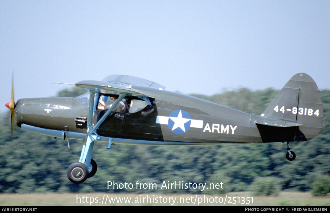 Aircraft Photo of G-RGUS / 44-83184 | Fairchild UC-61K Argus Mk3 (24R-46A) | USA - Air Force | AirHistory.net #251351